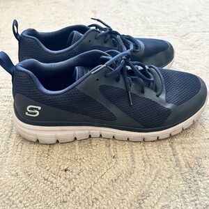 Skechers Dark Blue Mesh Sneakers